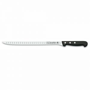 Cuchillalia - Cuchillo Jamonero Alveolado 30cm de 3 Claveles 948 POM