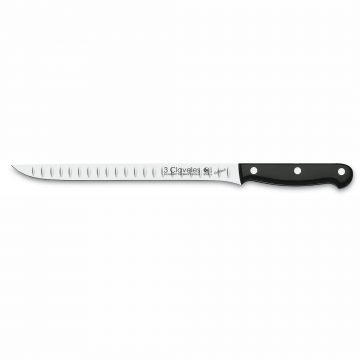 Cuchillalia – Cuchillo Jamonero Alveolado 3 Claveles 1111 UNIBLOCK de 24cm