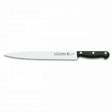 Cuchillalia – Cuchillo de Trinchar 25cm 10″ Línea UNIBLOCK – 3 Claveles 1146