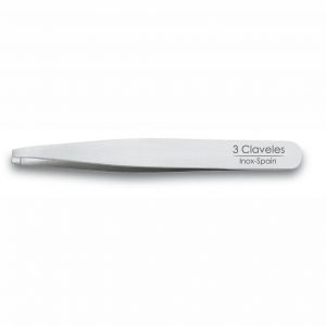Pinza de depilar profesional recta - 3 Claveles 12260 - Cuchillalia