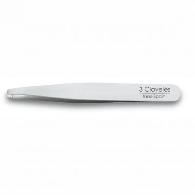 Pinza de depilar profesional recta - 3 Claveles 12260 - Cuchillalia