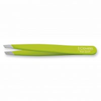 Pinza de Depilar Sesgada Verde 9cm - 3 Claveles 12275 - Cuchillalia