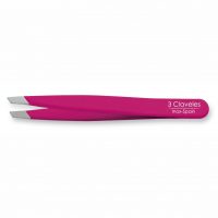 Pinza de Depilar Sesgada Rosa 9cm - 3 Claveles 12278 - Cuchillalia