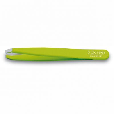 Pinza de Depilar Cangrejo Verde 9cm - 3 Claveles 12279 - Cuchillalia