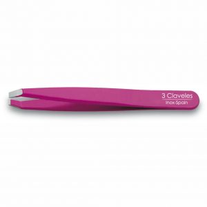 Pinza de Depilar Cangrejo Rosa 9cm - 3 Claveles 12282 - Cangrejo