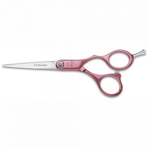 Cuchillalia - 3 Claveles 12691 - Tijera Peluquería Corte Dur Rosa Aluminium 5.5"