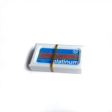 Dispensador de 10 hojas de afeitar Personna Platinum fabricadas en Israel – Cuchillalia