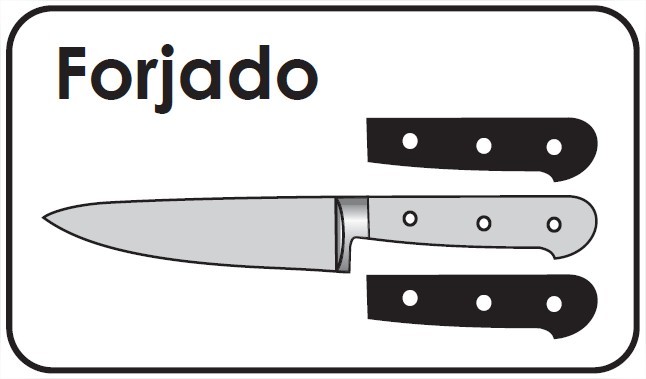 Cuchillo Salmonero Alveolado 3 Claveles 1569 FORGÉ 30 cm - Cuchillalia