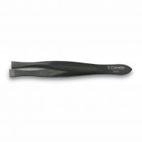 Pinza de Depilar Ancha Negra 8cm - 3 Claveles 12217 - Cuchillalia