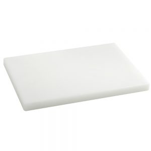 Tabla Cortar Polietileno (PE-500) Metaltex 33x23cm espesor 15mm color BLANCO