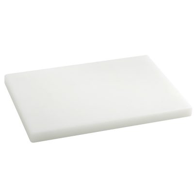 Tabla Cortar Polietileno (PE-500) Metaltex 33x23cm espesor 15mm color BLANCO