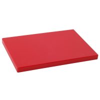 Tabla Cortar Polietileno (PE-500) Metaltex 33x23cm espesor 20mm color ROJA 73332041