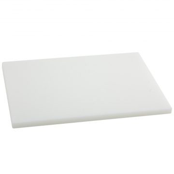 Tabla Cortar Polietileno (PE-500) Metaltex 38x28cm espesor 15mm color BLANCA