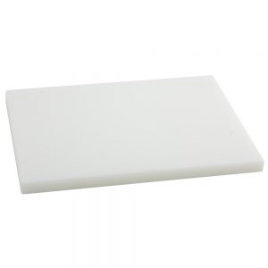 Tabla Cortar Polietileno (PE-500) Metaltex 38x28 cm espesor 20 mm color BLANCA - Cuchillalia