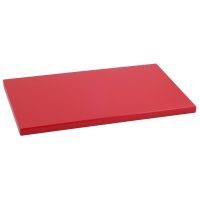 Tabla Cortar Polietileno (PE-500) Metaltex 50x30cm espesor 20mm color ROJA 73502041