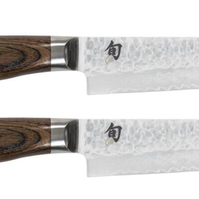 Set de 2 Cuchillos Steack 15cm 6" Línea Shun Premier - KAI TDMS-400