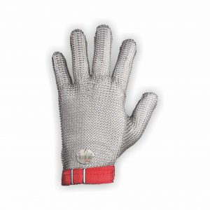 Guante de Malla de Acero Niroflex fm+ Nylon talla M Rojo 1900103