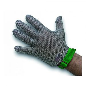 Guante de Malla de Acero Niroflex fm+ talla XS Verde - Cuchillalia.com