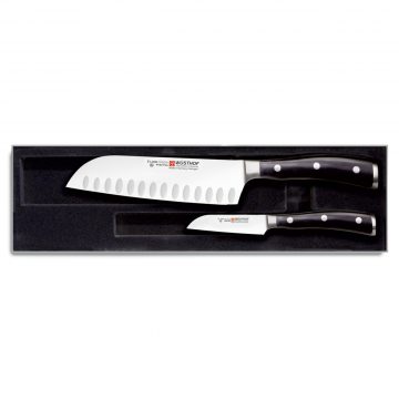 Estuche Puntilla + Santoku Wüsthof Classic Ikon 9276