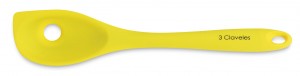 Cuchara de Remover de Silicona Amarilla de 3 Claveles, referencia 4626