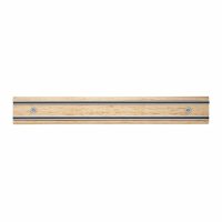 Cuchillalia - Bisbell 17205 - Barra/Soporte Magnética Madera de Caucho 30 cm