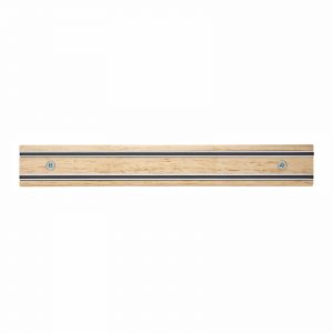 Cuchillalia - Bisbell 17205 - Barra/Soporte Magnética Madera de Caucho 30 cm