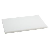 Tabla Cortar Polietileno (PE-500) Metaltex 50x30cm espesor 20mm color BLANCO