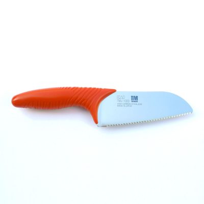Kit cuchillo para niños KAI TMJ-1000 y protector de dedos. Estuche cerrado - Cuchillalia