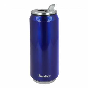 Lata Isotérmica color Azul de 500 ml con boquilla abatible – Metaltex 899772