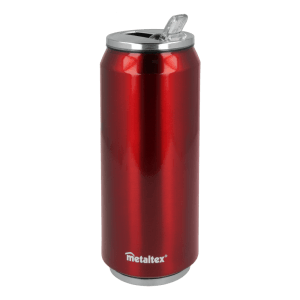 Lata Isotérmica color Roja de 500 ml con boquilla abatible - Metaltex 899772