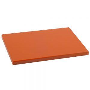 Cuchillalia - Tabla Cortar Polietileno (PE-500) Metaltex 29x20cm espesor 15mm color NARANJA / MANDARINA - 73291516