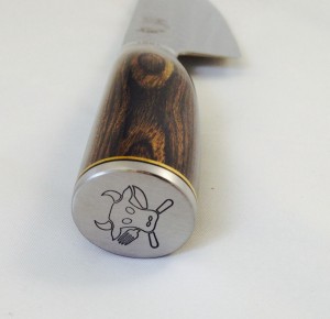 KAI TDM-1707 - Shun Premier EDICION ESPECIAL - Cuchillo de Chef 235 mm - Detalle del mango KAI TDM-1707 - Shun Premier EDICION ESPECIAL - Cuchillo de Chef 235 mm - Detalle del mango