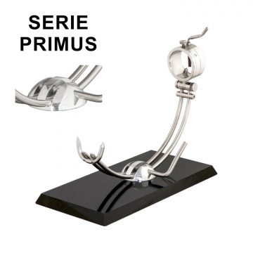 Soporte jamonero Afinox Serie PRIMUS “PR-GN” con base de Granito Negro y cabezal giratorio