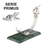 Soporte jamonero Afinox Serie PRIMUS "PR-MV" con base de Marmol Verde y cabezal giratorio