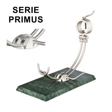 Soporte jamonero Afinox Serie PRIMUS “PR-MV” con base de Marmol Verde y cabezal giratorio