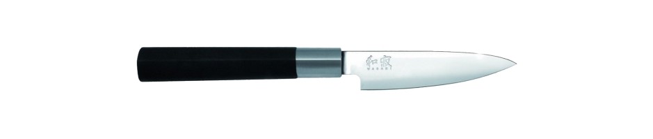 KAI 6710P Wasabi Black - Cuchillo mondador de 10 cm