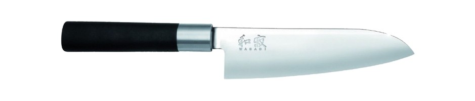 KAI 6716S Wasabi Black - Cuchillo Santoku de 16cm