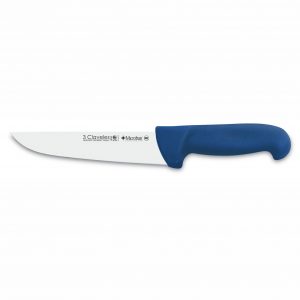 3 Claveles 8052 - Cuchillo-Carnicero - Mango Proflex Azul - 18 cm