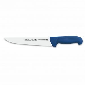 3 Claveles 8055 - Cuchillo-Carnicero - Mango Proflex Azul - 26 cm