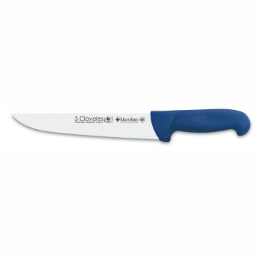 3 Claveles 8055 – Cuchillo-Carnicero – Mango Proflex Azul – 26 cm