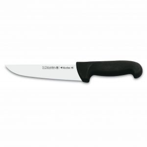 3 Claveles 8070 - Cuchillo-Carnicero - Mango Proflex Negro - 18 cm