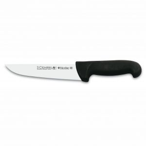 3 Claveles 8071 - Cuchillo-Carnicero - Mango Proflex Negro - 20 cm