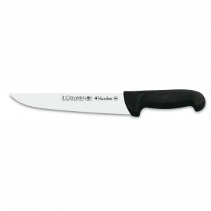 3 Claveles 8073 - Cuchillo-Carnicero - Mango Proflex Negro - 26 cm