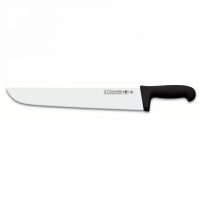 Cuchillo de Carnicero 3 Claveles 1290 de 36 cm con mango negro de polipropileno esterilizable a 135ºC