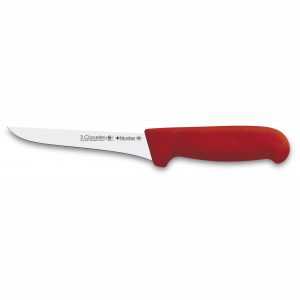 3 Claveles 8140 - Cuchillo Deshuesar PROFLEX 13cm - Mango Rojo