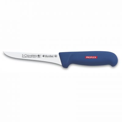 3 Claveles 8142 - Cuchillo Deshuesar PROFLEX 13cm - Mango Azul