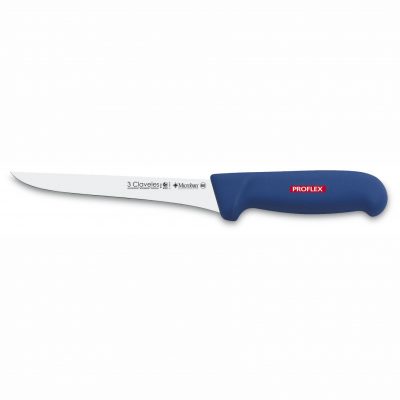 3 Claveles 8143 - Cuchillo Deshuesar PROFLEX 15cm - Mango Azul