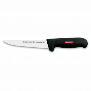 3 Claveles 8163 - Cuchillo Deshuesar Ancho PROFLEX 15cm - Mango Negro