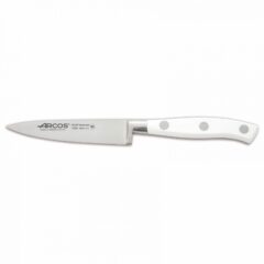 Cuchillalia - Arcos Riviera 230224 - Cuchillo mondador de 100mm de mango BLANCO