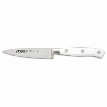 Cuchillalia – Arcos Riviera 230224 – Cuchillo mondador de 100mm de mango BLANCO